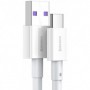 Cablu Baseus Superior Fastcharge 2m, alb