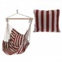 HAMAC SUSPENDAT+PERNA ROSU 100x120CM