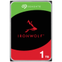 HDD NAS SEAGATE IronWolf 1TB CMR, 3.5'', 256MB, 5400RPM, SATA, RV Sensor, Rescue Data Recovery Services 3 ani, TBW: 180