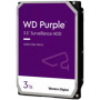 HDD Video Surveillance WD Purple 3TB CMR, 3.5'', 256MB, SATA, TBW: 180