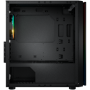 COUGAR | Purity RGB Black | PC Case | Mini Tower / TG Front Panel with ARGB strip / 1 x ARGB Fan / 3mm TG Left Panel