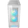 COUGAR | Duoface RGB White | PC Case | Mid Tower / Airflow Front Panel / 2 x 140mm & 1x 120mm ARGB Fans incl. / TG Left Panel