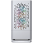 COUGAR | MG140 Air RGB White | PC Case | Mini Tower / Air Vents Front Panel / 3 x ARGB Fans / 4mm TG Left Panel