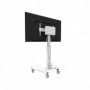 Stand podea mobil NM MUp 37-75" 70kg alb