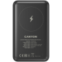 CANYON PB-1001 18W PD+QC 3.0+10W Magnet wireless charger  powerbank 10000mAh Li-poly battery,Lightning Input: DC5V/2A, 9V/2A Typ