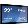 IIYAMA Monitor 21,5" PCAP Bezel Free 10P Touch with Anti-Fingerprint coating, 1920x1080, IPS panel, VGA, DisplayPort, HDMI, 305c