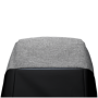 Anti-theft backpack for 15.6"-17" laptop, material 900D glued polyester and 600D polyester, black/dark gray, USB cable length0.6
