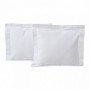 SET 2 FETE PERNA BUMBAC DAMASC, 40X40 CM