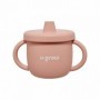 Set 3 piese silicon, roz