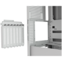 COUGAR | FV270 White | PC Case | Mid tower / Tempered, Curved Glass Perimeter / Quick Detachable Air Filters / Up to 9 Fans (1x1