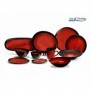 SET 6XCANA CERAM. 350ML,VULCANO