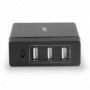 HUB Lindy 3xUSB-A & 1xUSB-C PD 72W