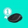 Mouse Logitech M185 WS 1000 DPI, gri