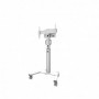 Stand podea mobil NM MUp 37-75" 70kg alb