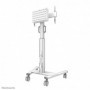 Stand podea mobil NM MUp 37-75" 70kg alb