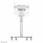 Stand podea mobil NM MUp 37-75" 70kg alb
