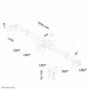NM Screen TV Desk Clamp Full Mot 10"-21"