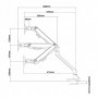 NM Screen TV Desk Clamp Full Mot 10"-32"