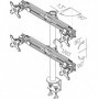 NM Screen TV Desk Clamp FullM x4 19"-30"