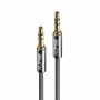 Lindy Cablu Audio 3.5mm, 2m, Cromo Line