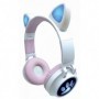 CASTI WIRELESS CU URECHI PISICA&LUMINI