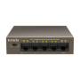 TENDA 5-PORT PoE SWITCH TEF1105P-4-63W